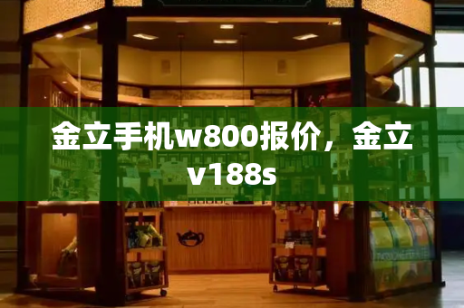 金立手机w800报价，金立v188s-第1张图片-星选测评