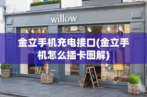 金立手机充电接口(金立手机怎么插卡图解)