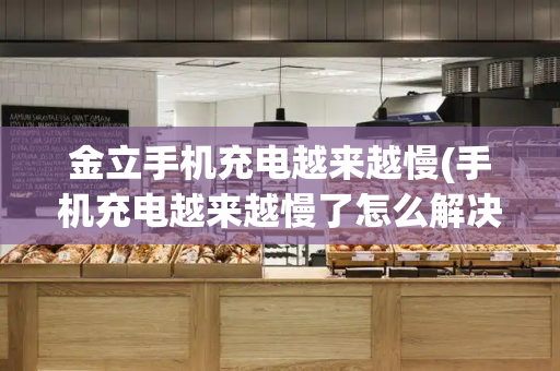 金立手机充电越来越慢(手机充电越来越慢了怎么解决)