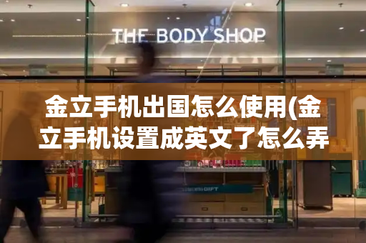 金立手机出国怎么使用(金立手机设置成英文了怎么弄成中文)