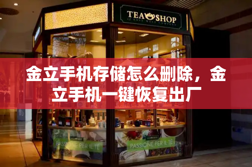 金立手机存储怎么删除，金立手机一键恢复出厂-第1张图片-星选测评