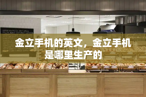 金立手机的英文，金立手机是哪里生产的-第1张图片-星选测评