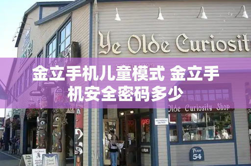 金立手机儿童模式 金立手机安全密码多少