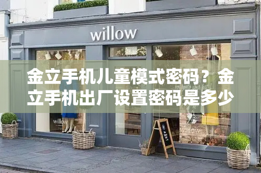 金立手机儿童模式密码？金立手机出厂设置密码是多少-第1张图片-星选测评