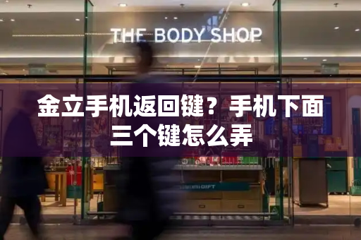 金立手机返回键？手机下面三个键怎么弄-第1张图片-星选测评
