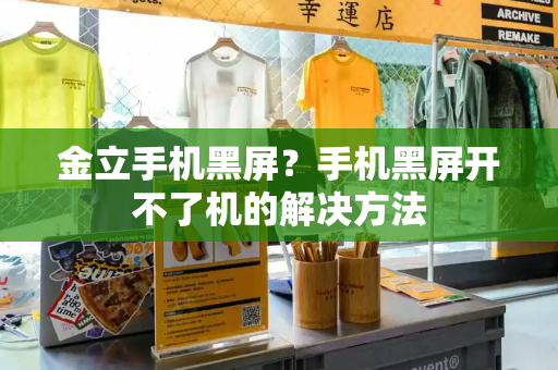 金立手机黑屏？手机黑屏开不了机的解决方法-第1张图片-星选测评