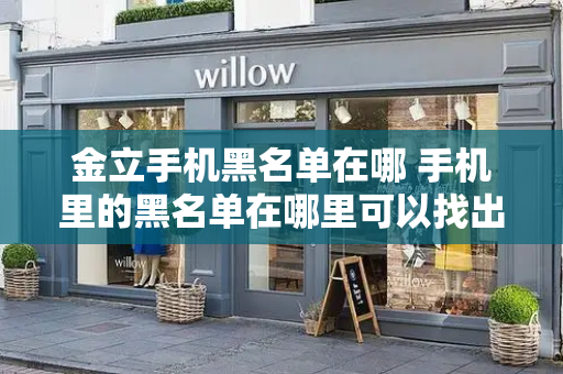 金立手机黑名单在哪 手机里的黑名单在哪里可以找出来-第1张图片-星选测评