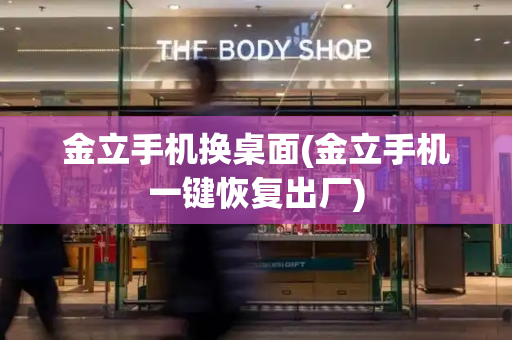 金立手机换桌面(金立手机一键恢复出厂)-第1张图片-星选测评