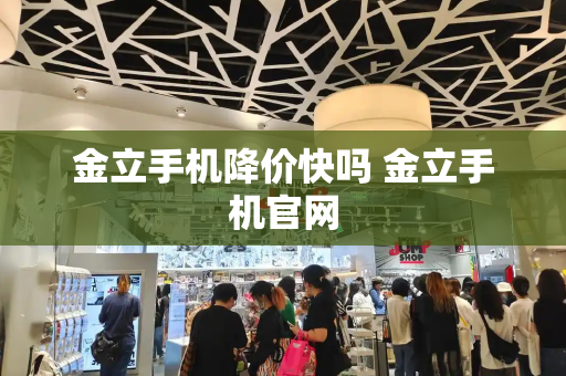 金立手机降价快吗 金立手机官网-第1张图片-星选测评