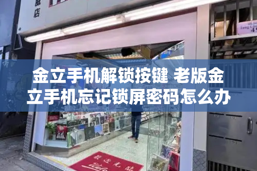 金立手机解锁按键 老版金立手机忘记锁屏密码怎么办-第1张图片-星选测评