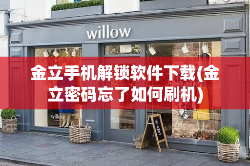 金立手机解锁软件下载(金立密码忘了如何刷机)
