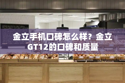 金立手机口碑怎么样？金立GT12的口碑和质量