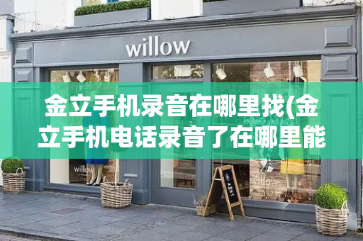 金立手机录音在哪里找(金立手机电话录音了在哪里能找到)
