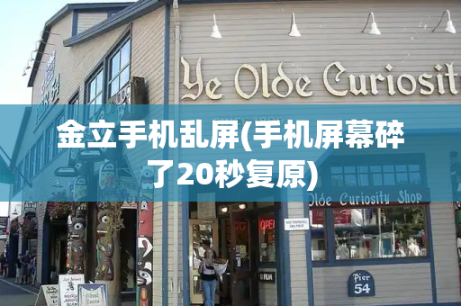 金立手机乱屏(手机屏幕碎了20秒复原)
