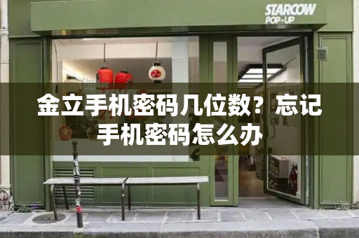 金立手机密码几位数？忘记手机密码怎么办