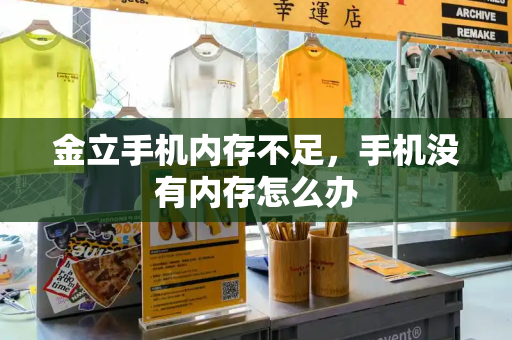 金立手机内存不足，手机没有内存怎么办