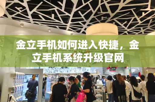 金立手机如何进入快捷，金立手机系统升级官网