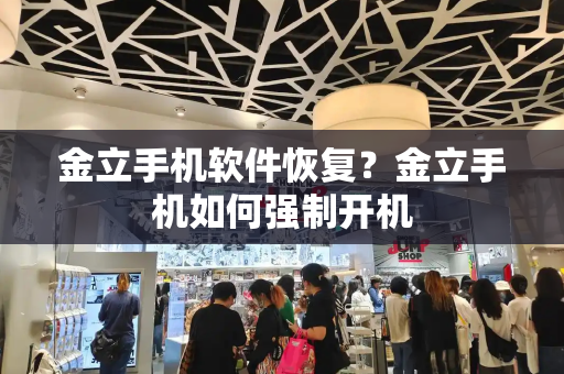 金立手机软件恢复？金立手机如何强制开机