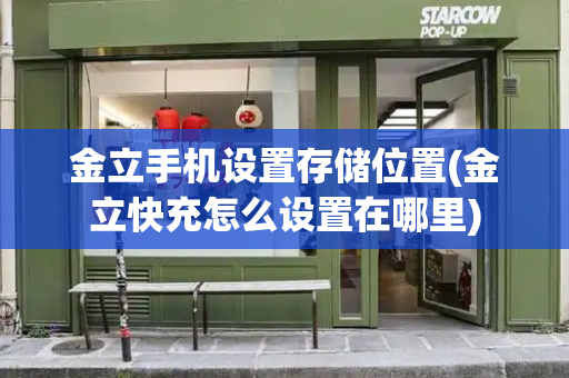 金立手机设置存储位置(金立快充怎么设置在哪里)