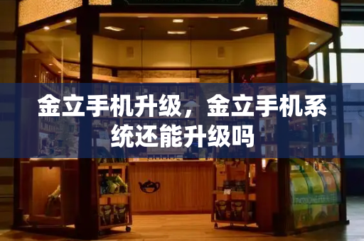 金立手机升级，金立手机系统还能升级吗-第1张图片-星选测评