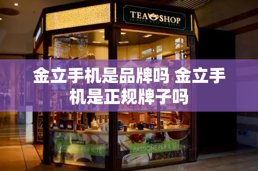 金立手机是品牌吗 金立手机是正规牌子吗