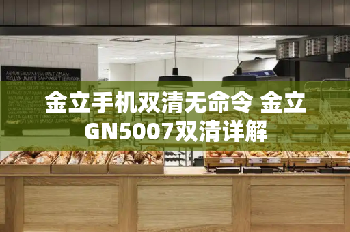 金立手机双清无命令 金立GN5007双清详解