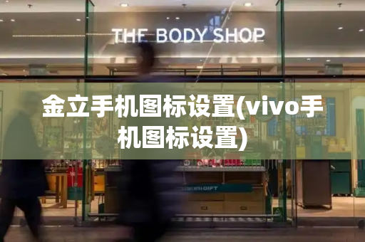 金立手机图标设置(vivo手机图标设置)