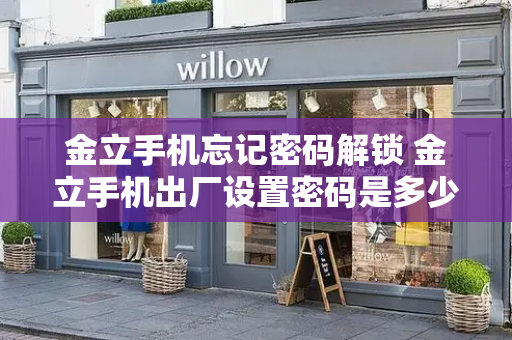 金立手机忘记密码解锁 金立手机出厂设置密码是多少-第1张图片-星选测评