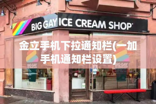 金立手机下拉通知栏(一加手机通知栏设置)