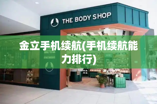 金立手机续航(手机续航能力排行)