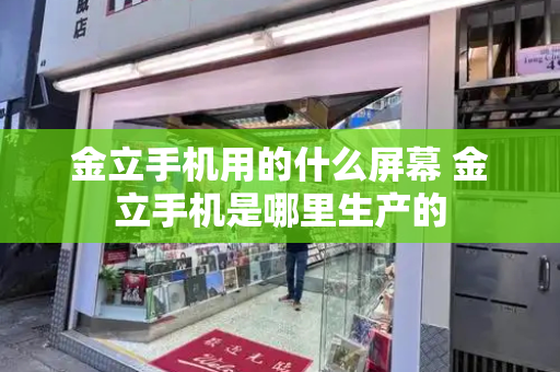金立手机用的什么屏幕 金立手机是哪里生产的-第1张图片-星选测评
