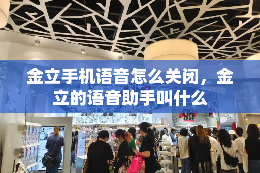 金立手机语音怎么关闭，金立的语音助手叫什么
