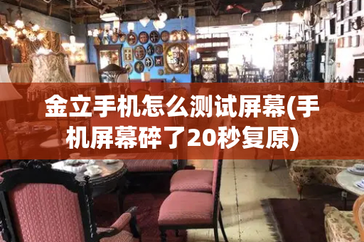 金立手机怎么测试屏幕(手机屏幕碎了20秒复原)-第1张图片-星选测评