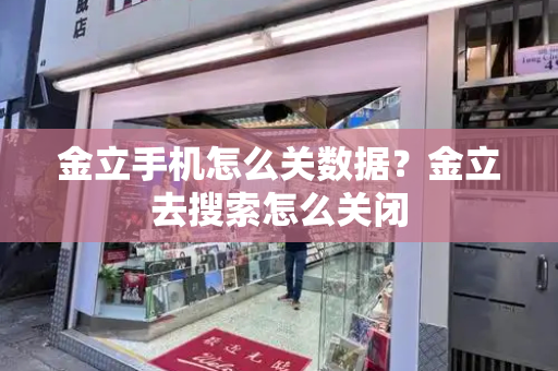 金立手机怎么关数据？金立去搜索怎么关闭-第1张图片-星选测评