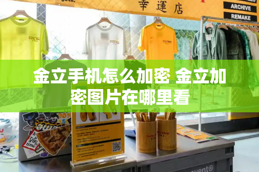 金立手机怎么加密 金立加密图片在哪里看