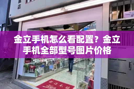 金立手机怎么看配置？金立手机全部型号图片价格-第1张图片-星选测评
