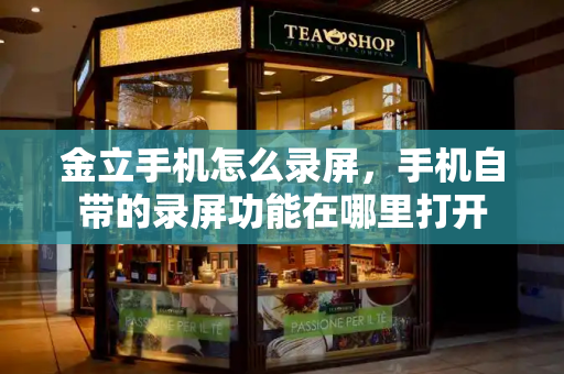 金立手机怎么录屏，手机自带的录屏功能在哪里打开-第1张图片-星选测评