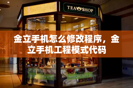 金立手机怎么修改程序，金立手机工程模式代码