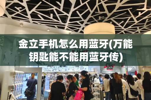 金立手机怎么用蓝牙(万能钥匙能不能用蓝牙传)-第1张图片-星选测评