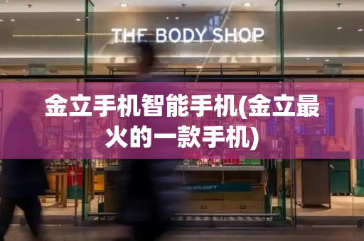 金立手机智能手机(金立最火的一款手机)