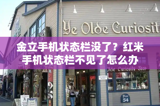 金立手机状态栏没了？红米手机状态栏不见了怎么办-第1张图片-星选测评