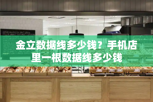 金立数据线多少钱？手机店里一根数据线多少钱