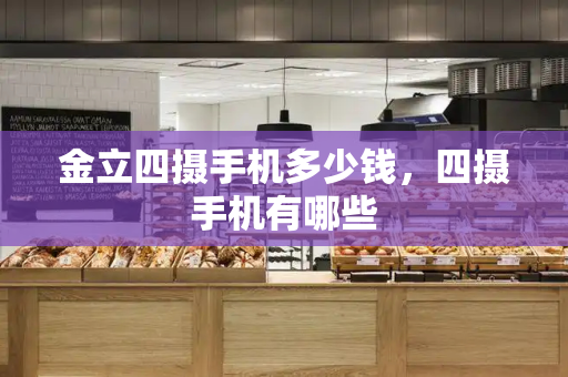 金立四摄手机多少钱，四摄手机有哪些