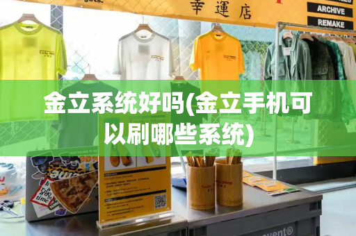 金立系统好吗(金立手机可以刷哪些系统)-第1张图片-星选测评