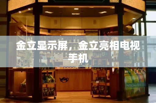 金立显示屏，金立亮相电视手机