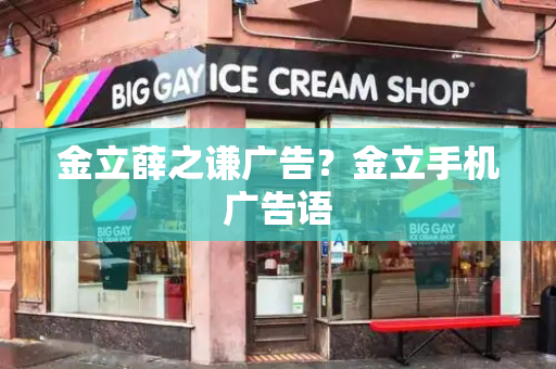 金立薛之谦广告？金立手机广告语