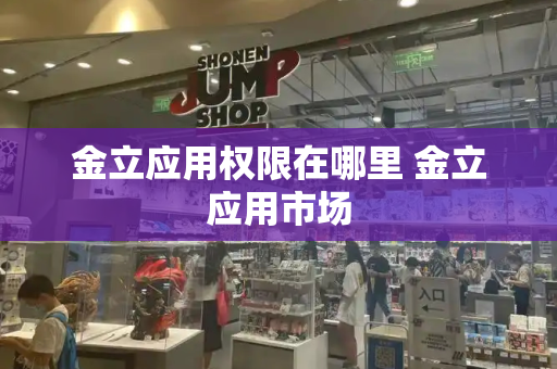 金立应用权限在哪里 金立应用市场