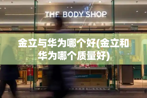 金立与华为哪个好(金立和华为哪个质量好)-第1张图片-星选测评