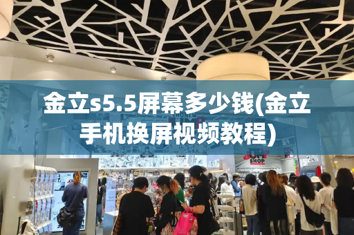 金立s5.5屏幕多少钱(金立手机换屏视频教程)-第1张图片-星选测评