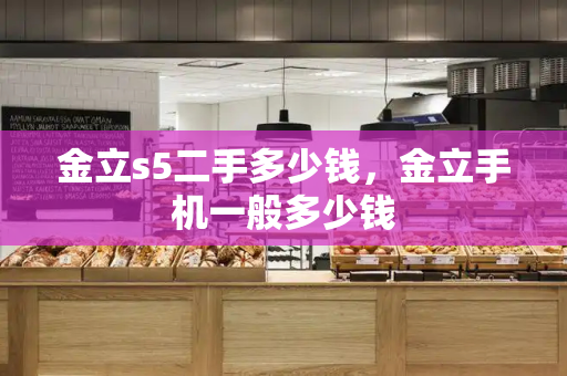 金立s5二手多少钱，金立手机一般多少钱